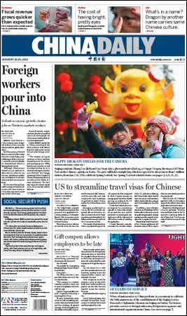 China Daily - 21/25 January 2012