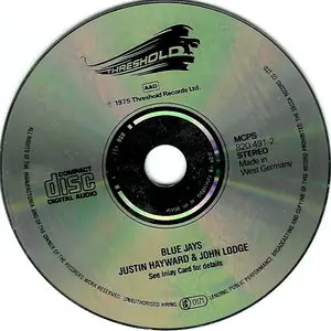 Justin Hayward & John Lodge - Blue Jays (1975) [1987, Threshold]