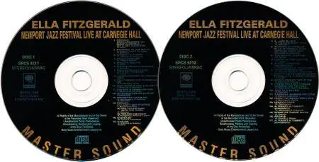 Ella Fitzgerald - Newport Jazz Festival: Live At Carnegie Hall (1973) 2 CD, Japanese Remastered Reissue 1997