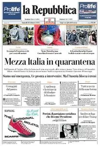 la Repubblica - 24 Febbraio 2020