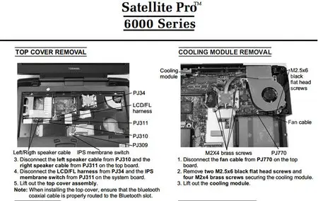 TOSHIBA laptops Service Repair Manuals