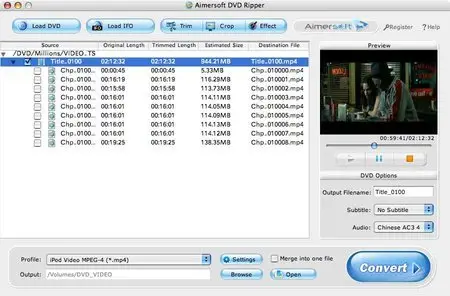 Aimersoft DVD Ripper - 2.0.1 [Intel/K]
