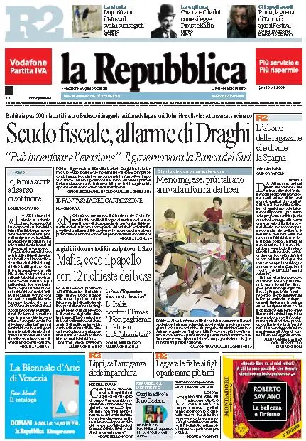 La Repubblica (16-10-09)