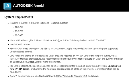 Solid Angle Houdini to Arnold 6.1.4.4