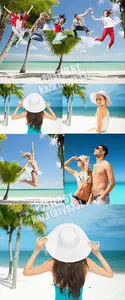People & beach