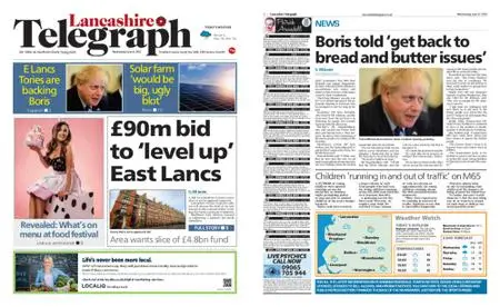 Lancashire Telegraph (Blackburn, Darwen, Hyndburn, Ribble Valley) – June 08, 2022