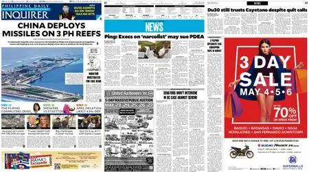 Philippine Daily Inquirer – May 04, 2018