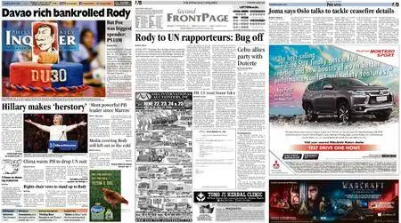 Philippine Daily Inquirer – June 09, 2016