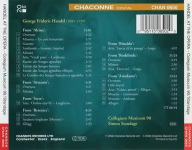 Simon Standage, Collegium Musicum 90 - Handel at the Opera (2000)