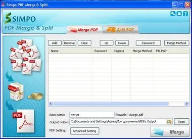Portable Simpo PDF Merge and Split 2.2.0.0