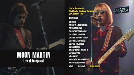 Moon Martin - Live At Rockpalast (2015) [3 disc set]