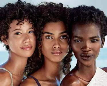 Dilone, Imaan and Aamito by Patrick Demarchelier for Allure US April 2017