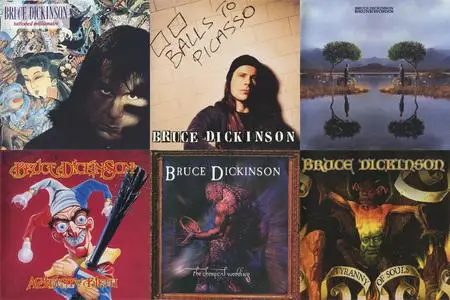 Bruce Dickinson: Discography & Video p01 (1990 - 2018) [6CD + Blu-ray + 3DVD]