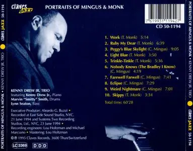 Kenny Drew Jr. Trio - Portraits of Charles Mingus & Thelonious Monk (1995)