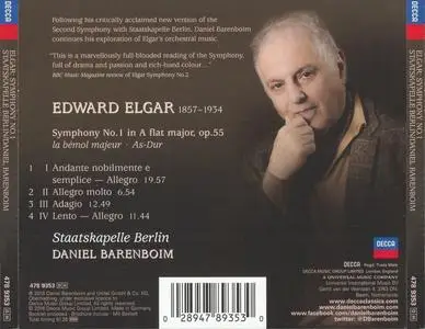 Daniel Barenboim, Staatskapelle Berlin - Edward Elgar: Symphony No. 1 (2016)