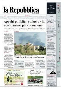 la Repubblica - 3 Settembre 2018