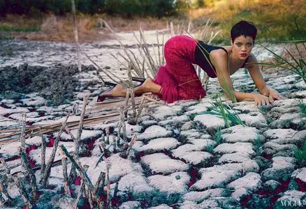 Rihanna by Annie Leibovitz for US Vogue November 2012