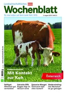 Bayerisches Landwirtschaftliches Wochenblatt Oesterreich - 01. August 2019