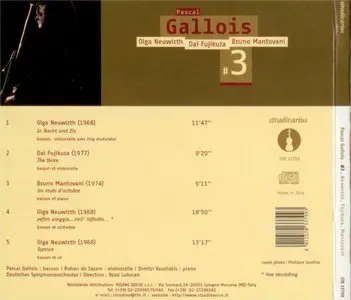 Olga Neuwirth - Dai Fujikura - Bruno Mantovani - #3 - Pascal Gallois (2009)