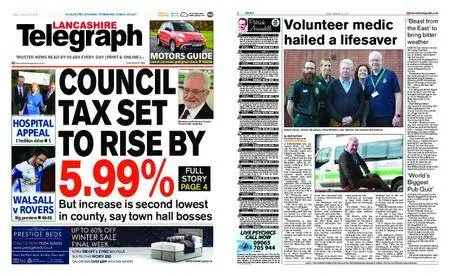 Lancashire Telegraph (Blackburn, Darwen, Hyndburn, Ribble Valley) – February 23, 2018