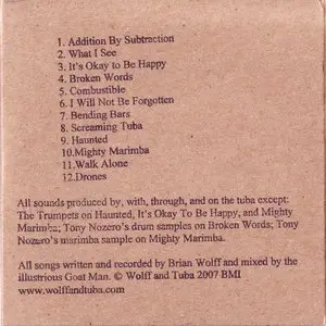 Wolff - Addition By Subtraction (2007) **[RE-UP]**