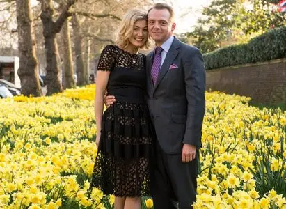 Rosamund Pike & Simon Pegg - 'Hector and the Search for Happiness' Promoshoot 2014