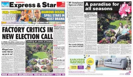 Express and Star Sandwell Edition – May 18, 2019