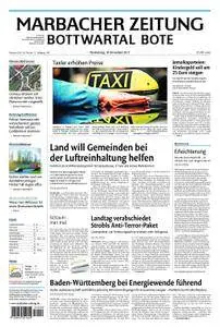 Marbacher Zeitung - 16. November 2017