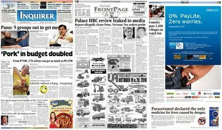 Philippine Daily Inquirer – October 09, 2010