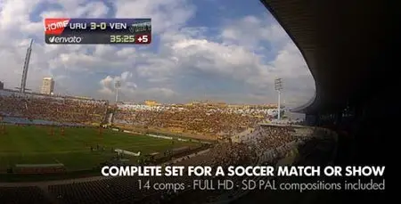 Live Soccer Broadcast - After Effects Project (Videohive)