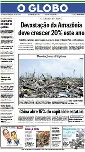 Jornal O Globo - 12 de novembro de 2013 - Terça