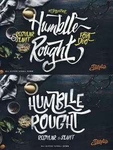 Humblle Rought - Font Duo + Extras