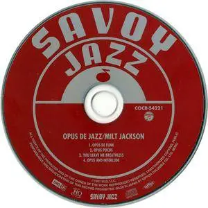 Milt Jackson - Opus De Jazz (1955) Japanese UHQCD Remastered Reissue 2017