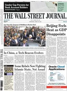 The Wall Street Journal - Thursday, 16 April 2015 / Asia