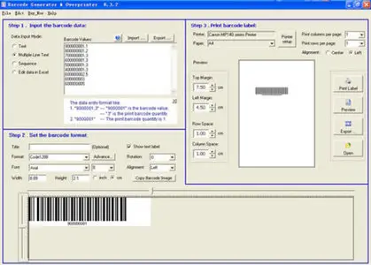 Barcode Generator & Overprinter 6.6.8