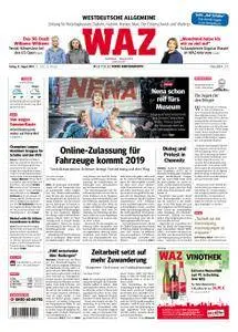 WAZ Westdeutsche Allgemeine Zeitung Vest-Recklinghausen - 31. August 2018