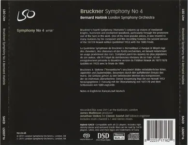 Bruckner - LSO, Bernard Haitink - Symhony No. 4 [Hybrid SACD: PS3 SACD Rip & EAC CD Rip]