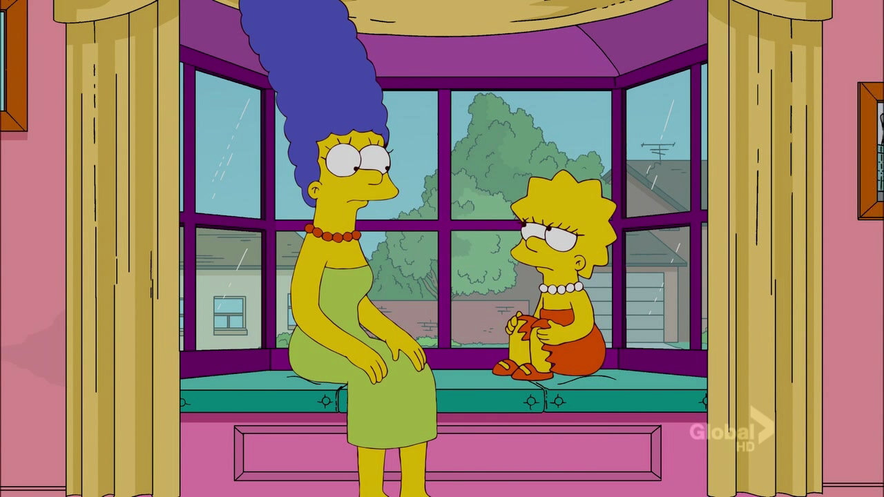The Simpsons S22E07 How Munched is That Birdie in the Window.