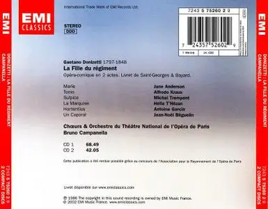 Bruno Campanella, Choeurs & Orchestre du Theatre National de l'Opera de Paris- Donizetti: La Fille du Regiment (2002)