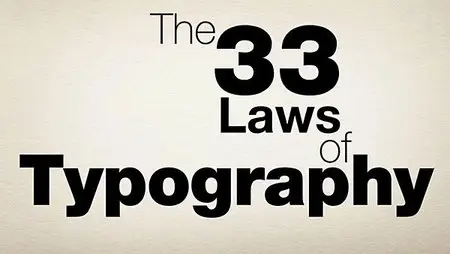 Lynda - The 33 Laws of Typography