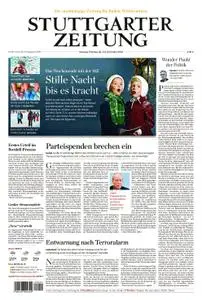 Stuttgarter Zeitung Stadtausgabe (Lokalteil Stuttgart Innenstadt) - 22. Dezember 2018