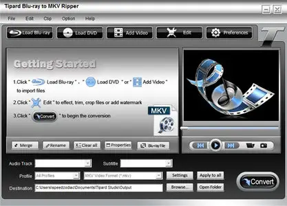 Tipard Blu-ray to MKV Ripper 4.2.36 Portable