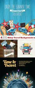 Vectors - Shiny Travel Backgrounds 9