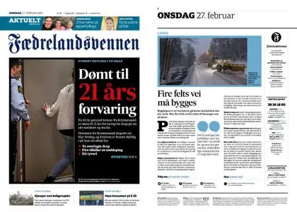 Fædrelandsvennen – 27. februar 2019