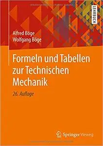 Formeln und Tabellen zur Technischen Mechanik, Aufl. 26