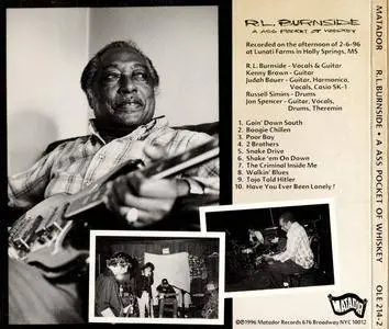 R.L. Burnside - A Ass Pocket of Whiskey (1996) {Matador Records OLE 214-2}