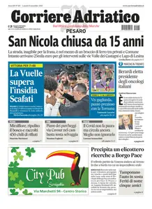 Corriere Adriatico Pesaro - 10 Novembre 2025