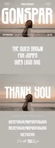 Gonspar - Modern Sans Font 77VJPDJ