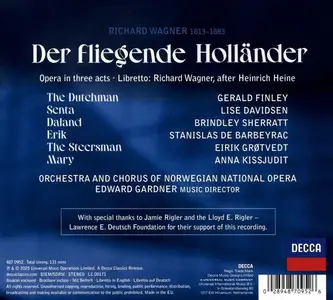 Edward Gardner, Orchestra of Norwegian National Opera - Richard Wagner: Der fliegende Holländer (2025)