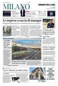 Corriere della Sera Milano - 18 Maggio 2024